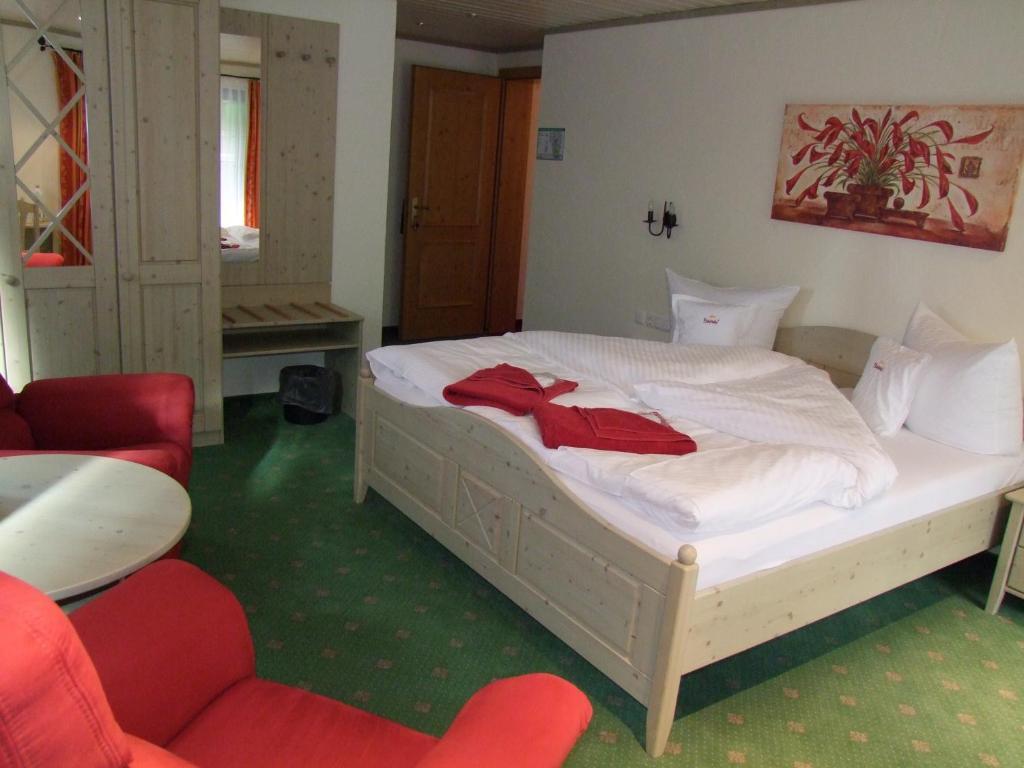 Hubertushof Hotel Garni Oberstaufen Oda fotoğraf